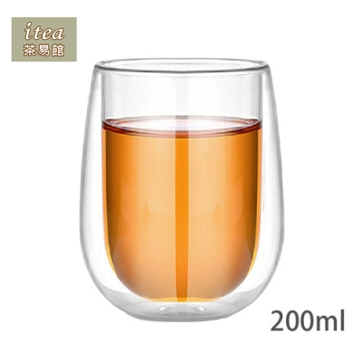 蛋形雙層玻璃杯200ml×3
