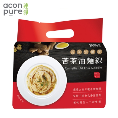 AconPure連淨苦茶油麵線440gx3袋